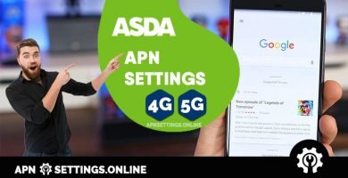 asda uk internet apn settings