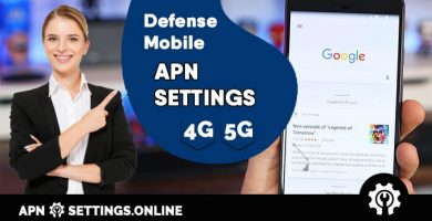 defence mobile apn settings internet
