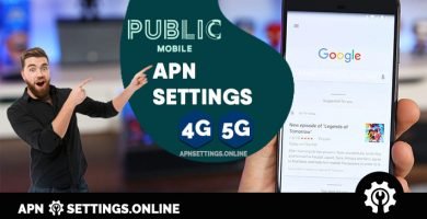 public mobile apn settings